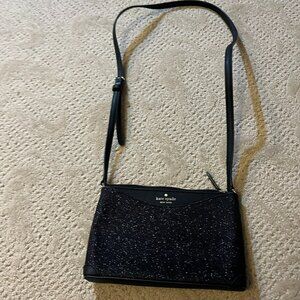 Kate Spade Black glittery purse